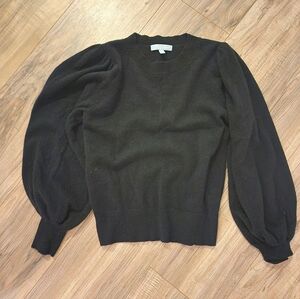 Antonio Melani Puffed Sleeve Cashmere Sweater Medium